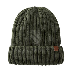 High Quality Trendy Winter Knitted SMITHY Sports 100% Cotton Custom Logo Printing Breathable Waterproof Adjustable Beanies - Product Image 2