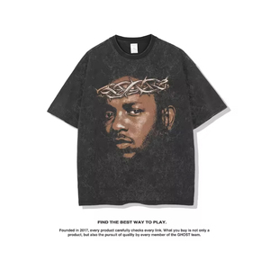 T Shirt Hommes Hip Hop Rap Pop Unisexe TumblrT Shirt Harajuku Manches Courtes D'été Femmes 100% Coton Dtg T-shirts - Product Image 2