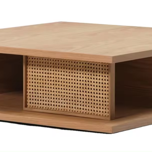 Coffee <b>Table</b>/tea <b>Table</b>/<b>rattan</b> coffee <b>table</b> with wooden top wood and <b>rattan</b> coffee <b>table</b> <b>rattan</b> wood combination coffee <b>table</b> - Product Image 1