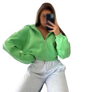 OEM Custom Men's Zipper Hoodie 2026 Oversized <b>Fleece</b> 100% Cotton High Street Embroidered Sweatshirt - Product Image 3