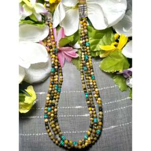 Auténtico Collar Navajo con Múltiples Piedras - Product Image 1
