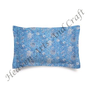100% Cotton Block Print Pillow <b>Cover</b> Customized Ethnic Indian Floral Series <b>for</b> Home Hotel Colorful Decorative Cushion <b>Cover</b> - Product Image 3