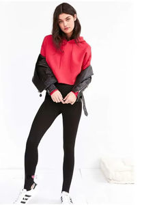 El último conjunto de Sudadera con capucha recortada, Top corto personalizado, Sudadera con capucha, ropa de calle de algodón, sudaderas y sudaderas con capucha estampadas para entrenamiento, venta al por mayor - Product Image 5