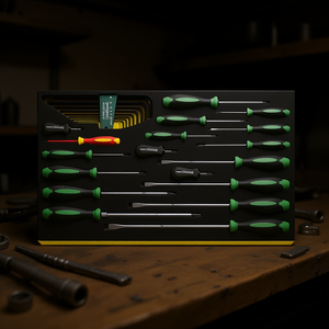 Stahlwille DRALL+ Ensemble de tournevis 27 pièces avec incrustation TCS, kit d'outils de qualité supérieure - Product Image 3