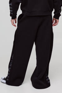 Logo personnalisé de haute qualité couleur noire surdimensionné Boxy à capuche large pli gousset survêtement 2 pièces ensemble Streetwear survêtement pour hommes - Product Image 6