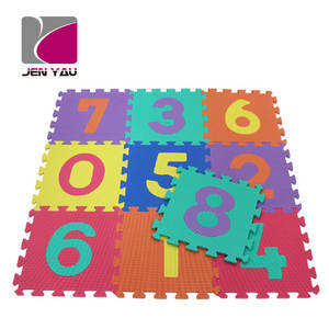 Tapis de puzzle en mousse EVA non toxique sans odeur pour enfants 123 numéros jouet éducatif doux - Product Image 3