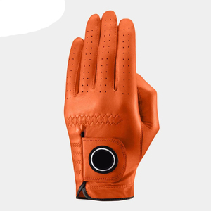 2025 Guantes de golf impresos con logotipo personalizado de cuero genuino de alta calidad al por mayor a bajo precio para guantes de golf deportivos de piel de oveja - Product Image 1