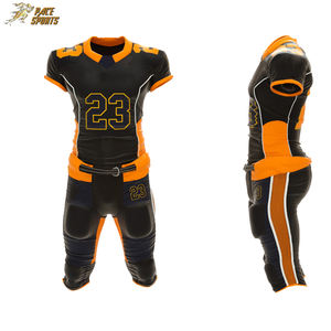 Uniforme de fútbol americano personalizado precio fabricación fina conjuntos estilo sublimación al por mayor - Product Image 5