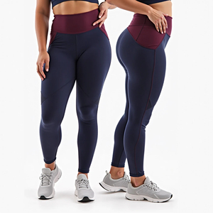 Pantalones para correr de compresión de secado rápido de cintura alta para mujer sin costuras Yoga entrenamiento Fitness último entrenamiento gimnasio Leggings ropa - Product Image 1