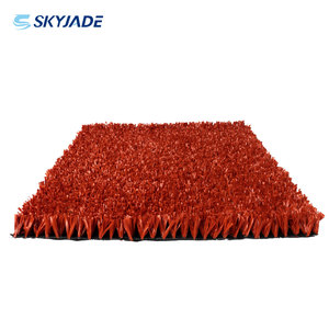 Gazon artificiel de 22 mm de hauteur de poils, bleu/rouge, terrain de handball avec des caractéristiques multi-usages - Product Image 4
