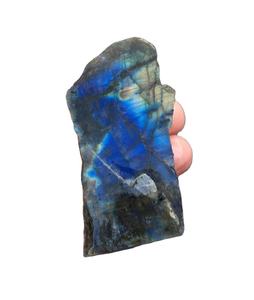 หินอัญมณีลาบราดอไรต์หยาบสีฟ้าธรรมชาติไม่ผ่านการบำบัดตกแต่งสวน - Product Image 1