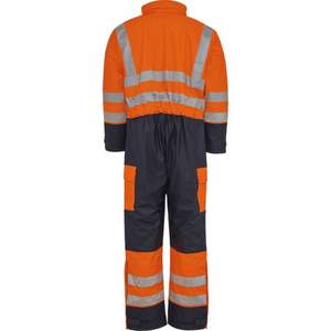 Vente en gros OEM personnalisé haute visibilité route sécurité routière combinaison réfléchissante construction vêtements de travail combinaison ignifuge - Product Image 4