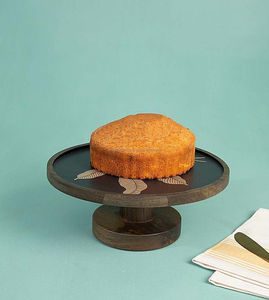 Soporte de pastel de madera de acacia redondo elegante hecho a mano herramienta de exhibición para servir postres de alta calidad para bodas o fiestas de cumpleaños - Product Image 4