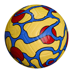 Ballon de football Matériau en cuir Offre Spéciale Taille personnalisée Service OEM élevé Meilleur ballon de football tendance de haute qualité Prix économique - Product Image 1