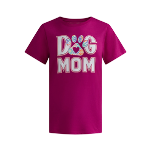 OEM Custom Logo Design 100% Cotton Pink Oversized O-neck Short Sleeve T-<b>shirt</b> for <b>Women</b> Casual Breathable Plus Size Custom - Product Image 5