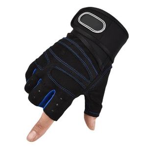Gants de fitness demi-doigts pour musculation haltérophilie respirant anti-dérapant gants de vélo de gymnastique pour hommes en cuir - Product Image 4