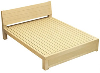 Base de Cama Económica de Madera Maciza Contemporánea con Tamaño Personalizado, Hecha en Vietnam