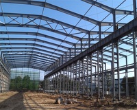 Atelier préfabriqué bon marché structure en acier préfabriquée entrepôt de stockage agricole kits de construction en métal