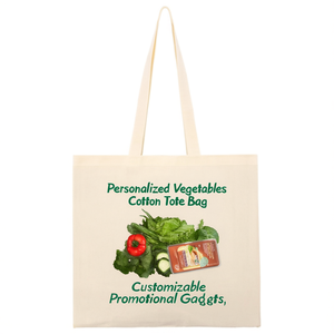 Borsa in Cotone Personalizzabile con Motivi Vegetali, Gadget Promozionale Personalizzabile - Product Image 3