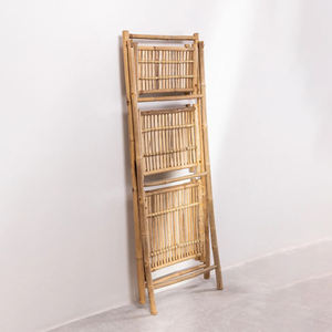 Sustainable 3 Tier <b>Shelves</b> for Retail Shop Boutique Store Natural <b>Bamboo</b> Floor Standing Organizer <b>Shelf</b> - Product Image 5