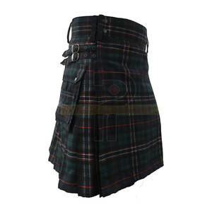 2023 Kilt Tartan traditionnel écossais pour hommes 6 Yards coton/Polyester séchage rapide confortable taille et couleur personnalisées - Product Image 1
