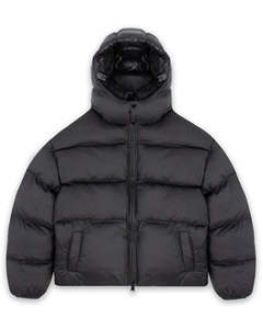 Blouson matelassé de luxe sur mesure de haute qualité pour homme, modèle 2025, coupe oversize, en duvet brillant - Product Image 5