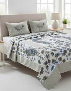 Premium <b>King</b> <b>Size</b> 100% Cotton <b>Bed</b> <b>Sheet</b> 93x108 Nonwoven Wrinkle Resistant Moisture-Absorbent Brown Traditional Block Stripes - Product Image 1