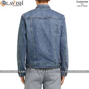 Chaqueta vaquera de gran tamaño para hombre Chaqueta vaquera vintage lista para invierno para moda y estilo callejero - Product Image 3