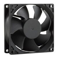 Ventilateur axial double tête 80mm 8025 3P 4P DC 12V à roulement à bille, faible bruit, étanche, pour boîtier d'ordinateur PC