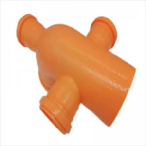 Conecta tres tuberías de calidad premium, generalmente a un ángulo de 90 grados, para combinar o dividir el flujo de fluido. - Product Image 1