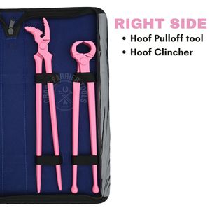 Kit d'outils professionnels pour le sabotage des chevaux, outils de maréchal-ferrant, pince à sabots, extracteur de clous de sabots, lime à sabots et marteau de sabotage - Product Image 3