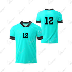 Customizable Soccer Jersey and Football Jersey Comfortable for Soccer and Football <b>Games</b> High-Quality Team <b>Logo</b> and Numbers - Product Image 2