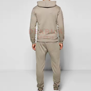 Nouvel Arrivage Survêtements Homme Effet Vieilli Respirants Écologiques 100% Coton Couleur Unie Faible MOQ Vente en Gros Grandes Tailles - Product Image 2