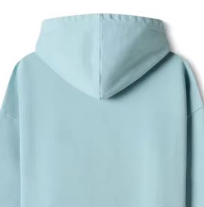 Full Zip Mens Hoodie with Ribbed Hem Soft Cotton Hoodie <b>Jacket</b> for Men Zipper Front <b>Thick</b> Fabric OEM Manufacturer - Product Image 5