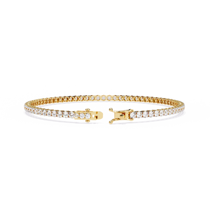 Fabulous 18K <b>Gold</b> Lab Grown Diamond Bracelet & <b>Bangle</b> - Product Image 5