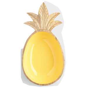 Hot Selling High Quality Enamel Decorative Kitchen Food Serving <b>Bowl</b> Handmade Mango Wood Dinnerware <b>Salad</b> <b>Server</b> Premium Metal - Product Image 6