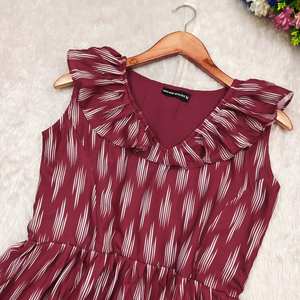 Tenue de fête d'hiver Belle robe spéciale d'été en coton à imprimé Ikkat - Product Image 3