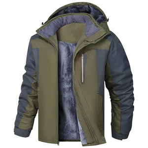 Chaquetas de exterior de bloqueo de color de alta calidad con colores contrastantes a prueba de viento y carcasa dura impermeable para montañismo - Product Image 1