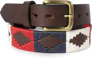 Cinturones de polo de cuero genuino hechos a mano multicolor para hombres y mujeres, elegantes cinturones ecuestres. - Product Image 5