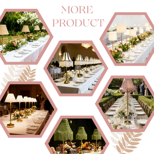 Portable Cordless <strong>Charging</strong> <strong>Lamp</strong>, Fabric Lampshade, Touch Control, Custom Battery Options, Ideal for Outdoor Wedding Event D&eacute;cor - Product Image 3
