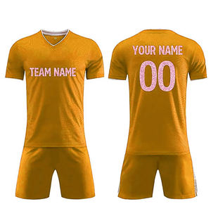 Foot Ball Jersey Nouveau Oem Youth Uniforme de football personnalisé Maillot personnalisé Sports d'équipe T-shirt sec complet imprimé pour garçon - Product Image 2