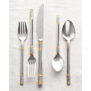 Juego de cubiertos de acero inoxidable hechos a mano, cubiertos decorativos de mesa, diseño fabuloso pulido con espejo para la mejor fiesta de restaurante - Product Image 5