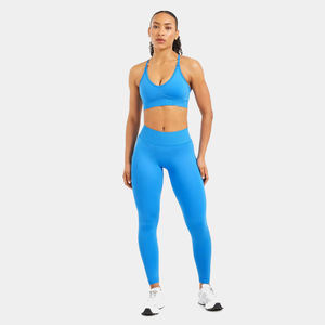 Best Price Customized Women's High Waist Anti-Bacterial Spandex/<b>Nylon</b> Seamless <b>Leggings</b> Pockets Professional Yoga Wear Solid - Product Image 4