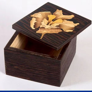 CAPTIVATING DESGIAN NATURAL <b>WOODEN</b> Premium Printed Home <b>Wooden</b> Tabletop <b>Spice</b> Box With Separate Compartments for <b>Spices</b> and - Product Image 2