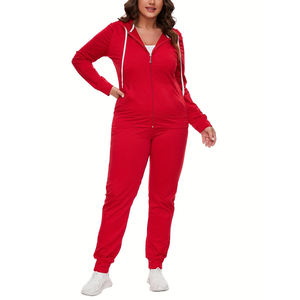 Nouvelle arrivée Survêtement d'hiver unisexe Ensemble de vêtements de sport décontractés avec coupe-vent respirant écologique 100% coton solide Logo personnalisé - Product Image 5