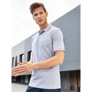 Chemises polo basiques personnalisées pour hommes pour le merchandising et les promotions - Product Image 1