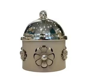 Juego de Dos Cuencos para Dátiles de Diseño Árabe Moderno y Lujoso, con Tapa y Base con Diseño Láser, para Servir en la Cocina, Cuenco para Chocolate y Dátiles - Product Image 3