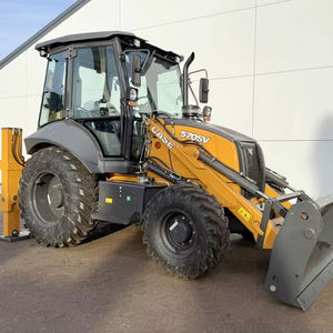 Retroexcavadora usada 4WD para cargador frontal Case 570SV 6 horas de funcionamiento 4 toneladas de carga nominal Mini motor diésel movimiento de tierras - Product Image 3