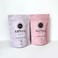 Pochette Doypack Personnalisée pour Cosmétiques et Soins de la Peau, Sac Mat Refermable à Fermeture Ziplock pour Gommage Corporel, Sachet en Plastique Refermable pour Sels de Bain