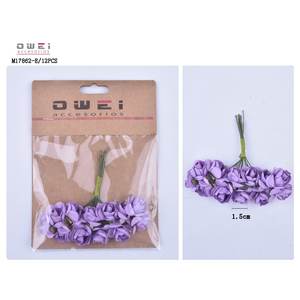 Rosas artificiales de aspecto real 12u/c para manualidades para restaurantes Día de San Valentín Acción de Gracias y decoración de graduación Uso doméstico - Product Image 1